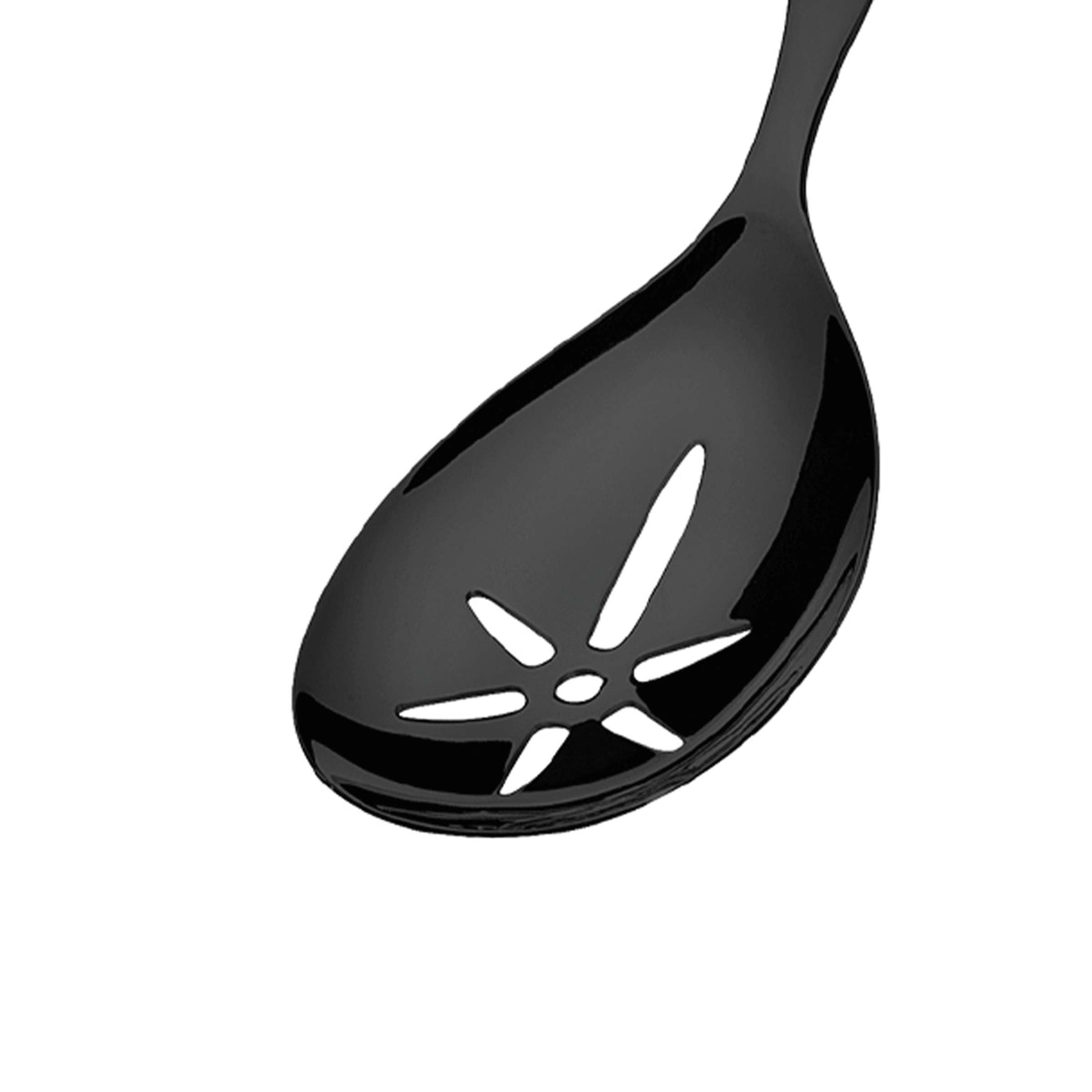 BUFFET Chafing Dish Löffel geschlitzt PVD schwarz