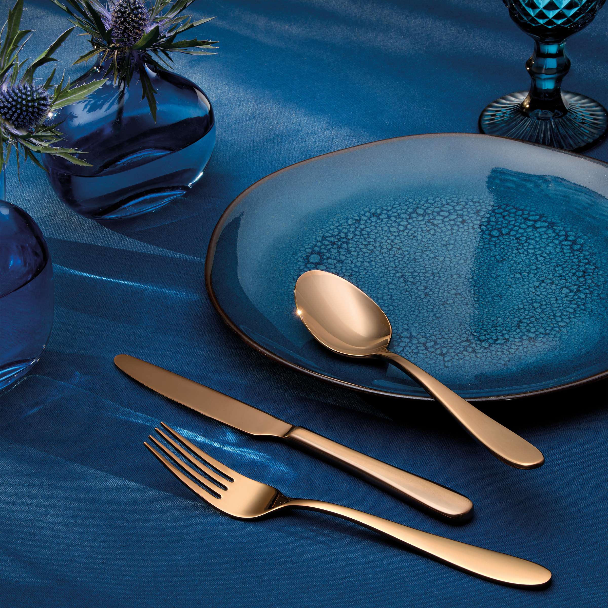 OXFORD Besteckset 24-teilig PVD kupfer