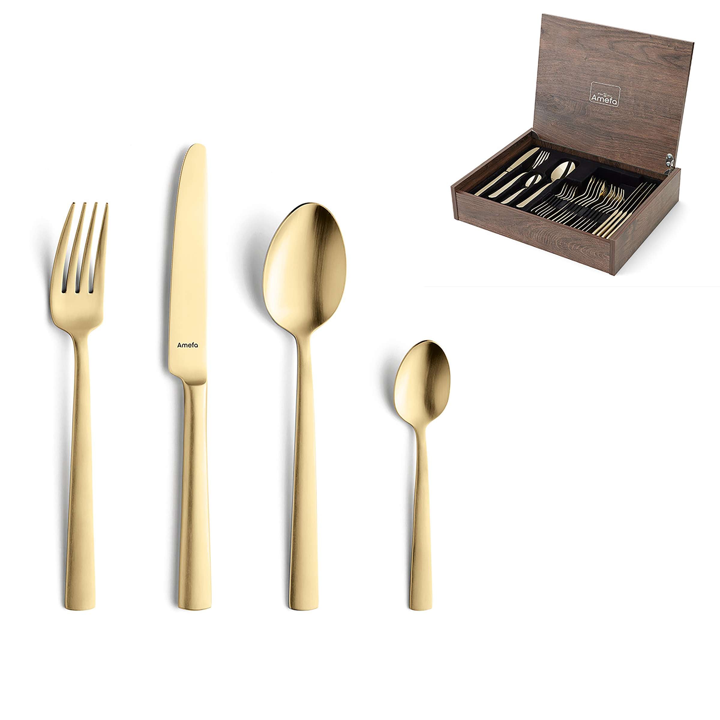 VENTURA Besteckset 24-teilig PVD gold