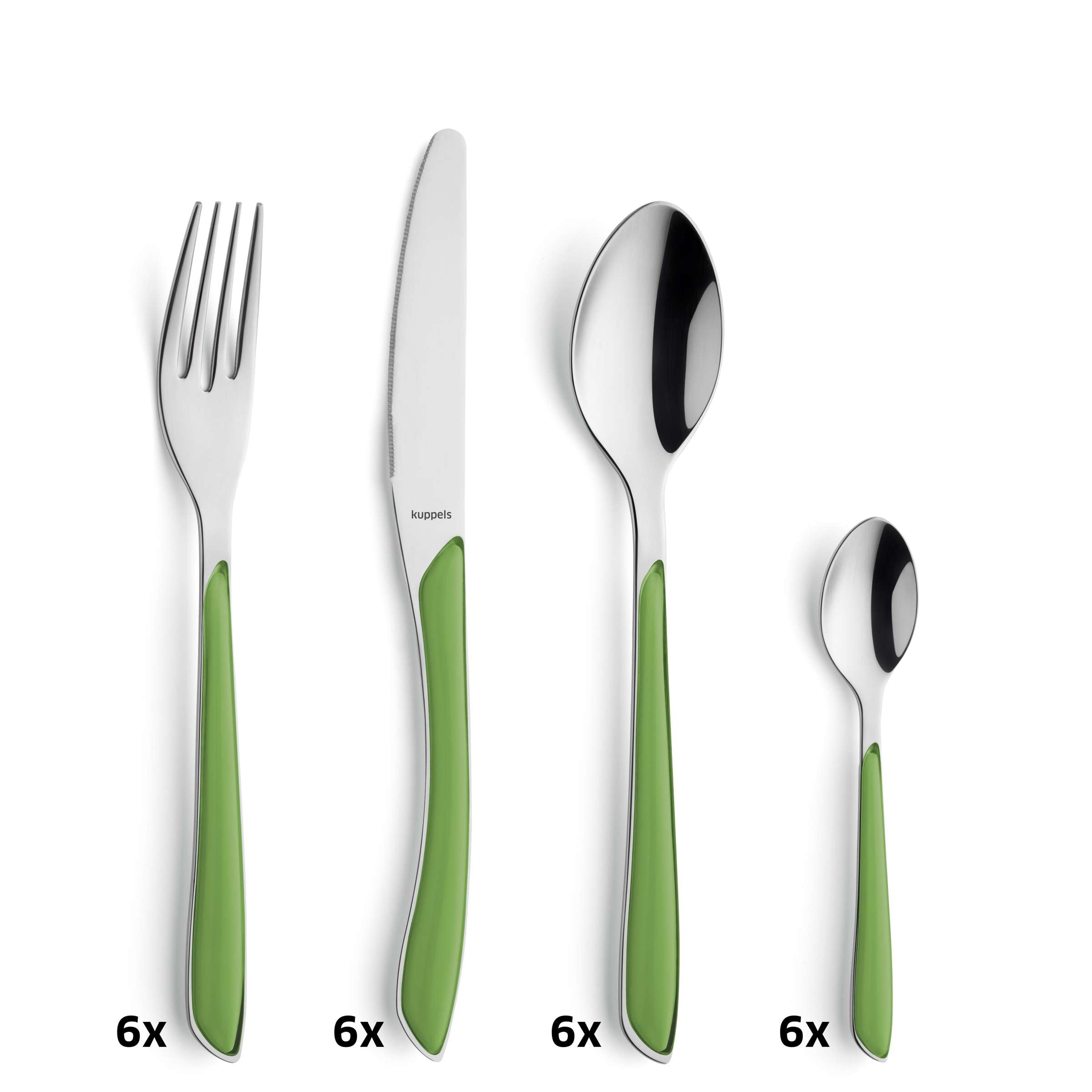 PRISMA Besteckset 24-teilig springgreen
