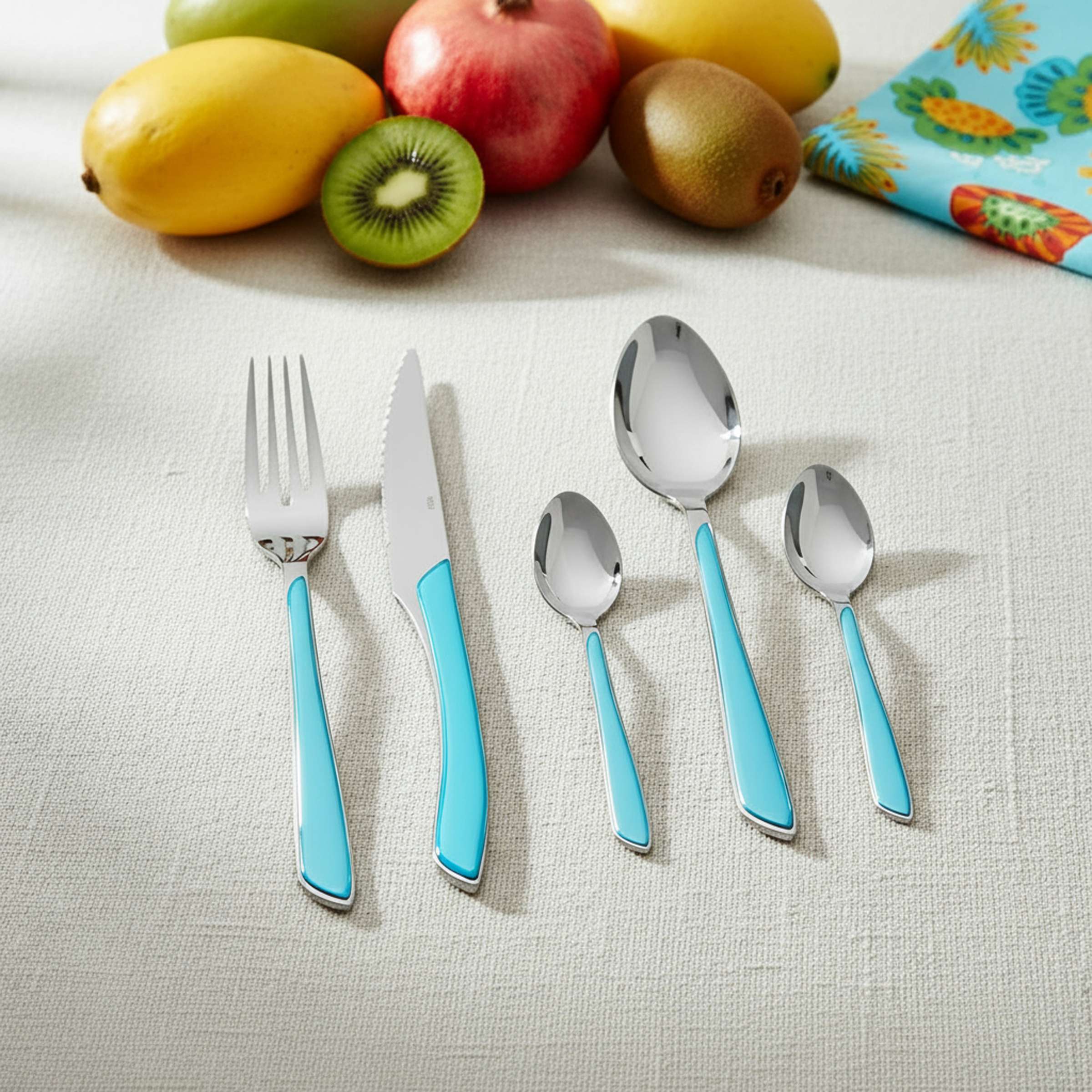 ECLAT Besteckset 24-teilig türkis