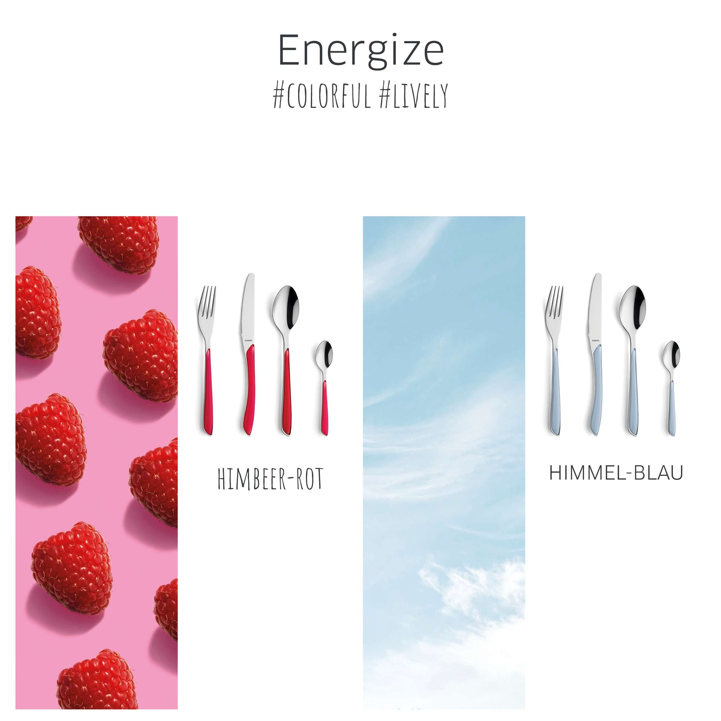 PRISMA Kuchengabel himmelblau