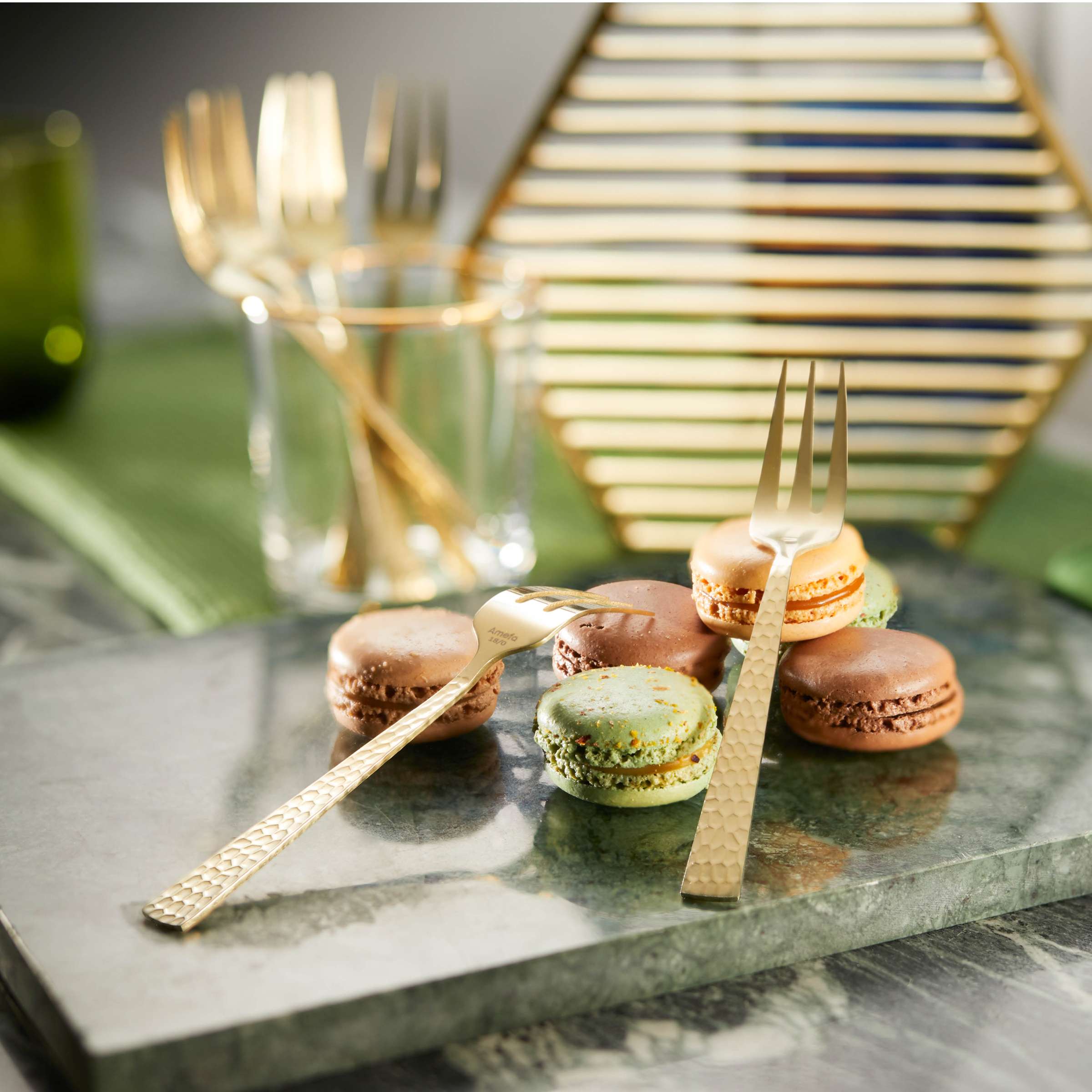 FELICITY Besteckset 24-teilig PVD champagner