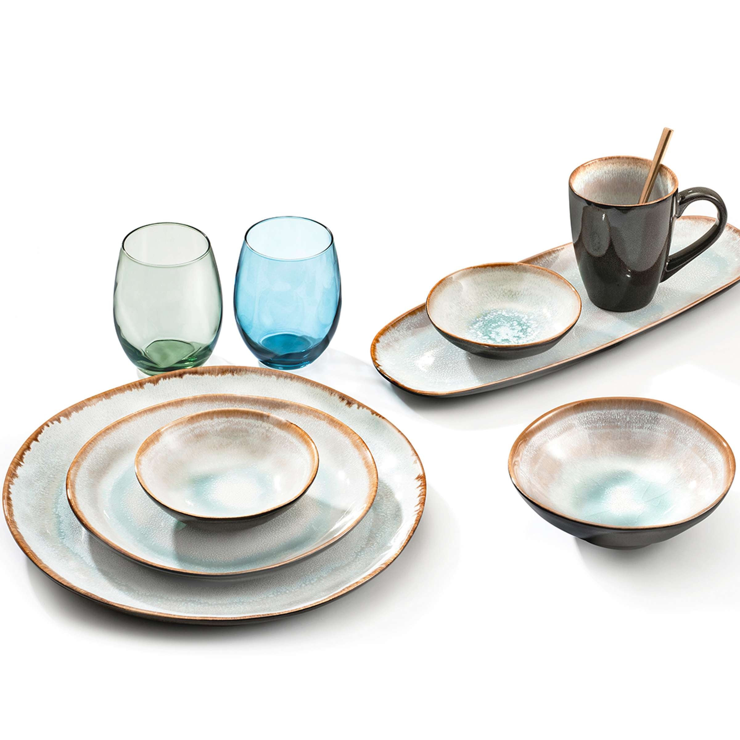 SHADOW AQUA Becher blau,grau