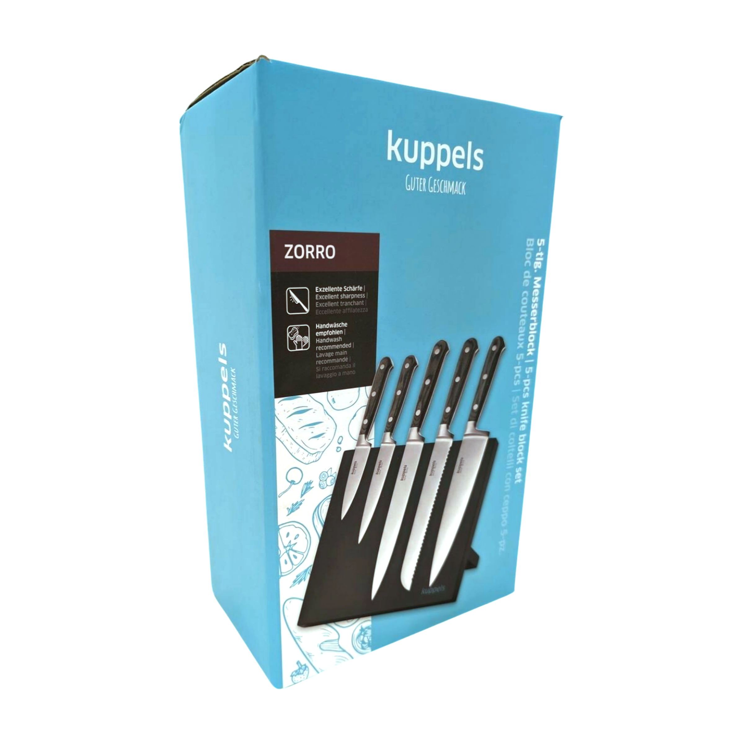 ZORRO Messerblock 5-teilig