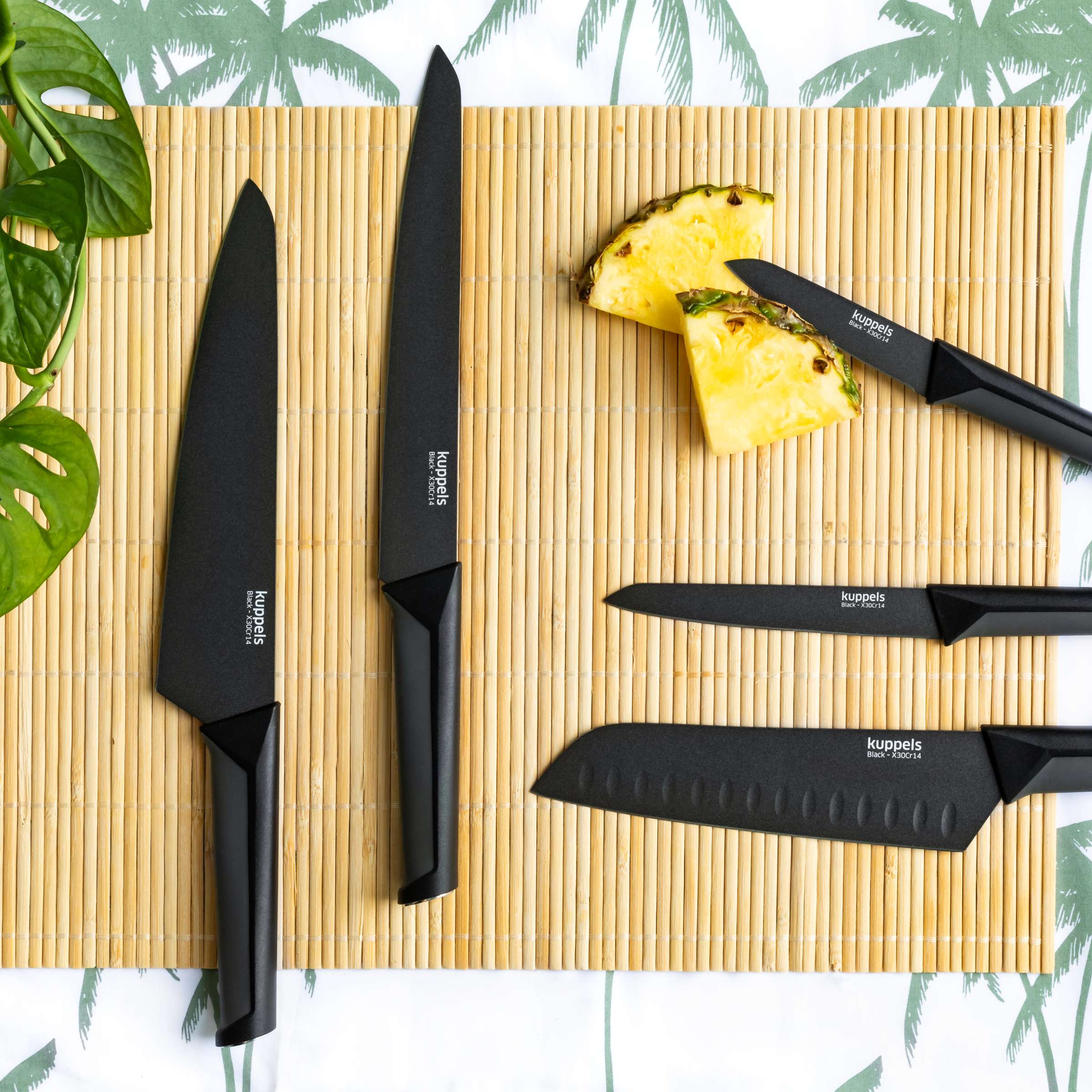 BLACK Santokumesser 7"