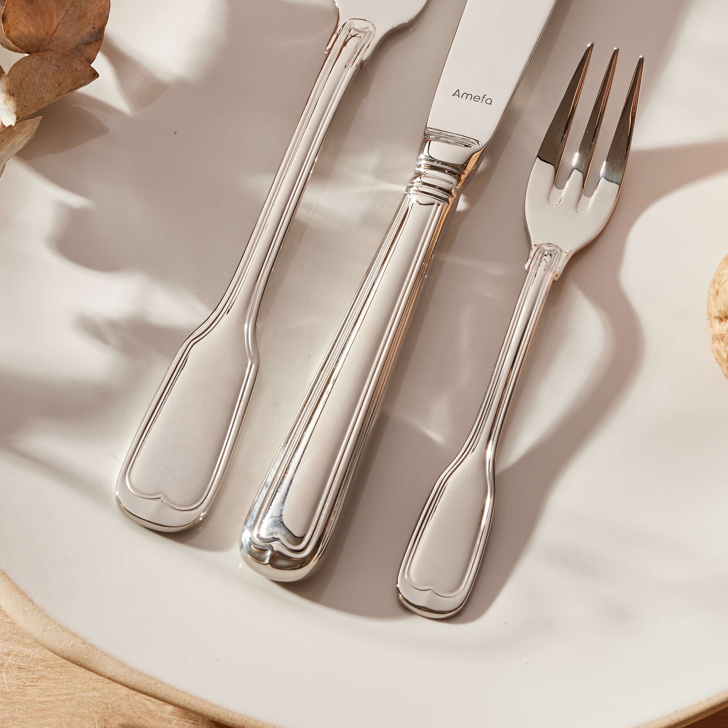 AUGSBURGER FADEN Menümesser Hohlheft