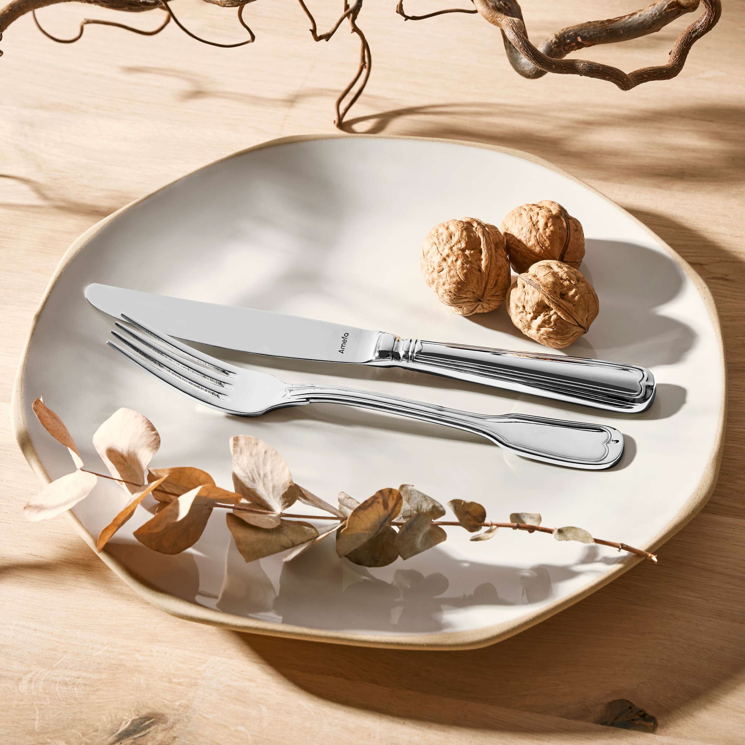 AUGSBURGER FADEN Menümesser Hohlheft