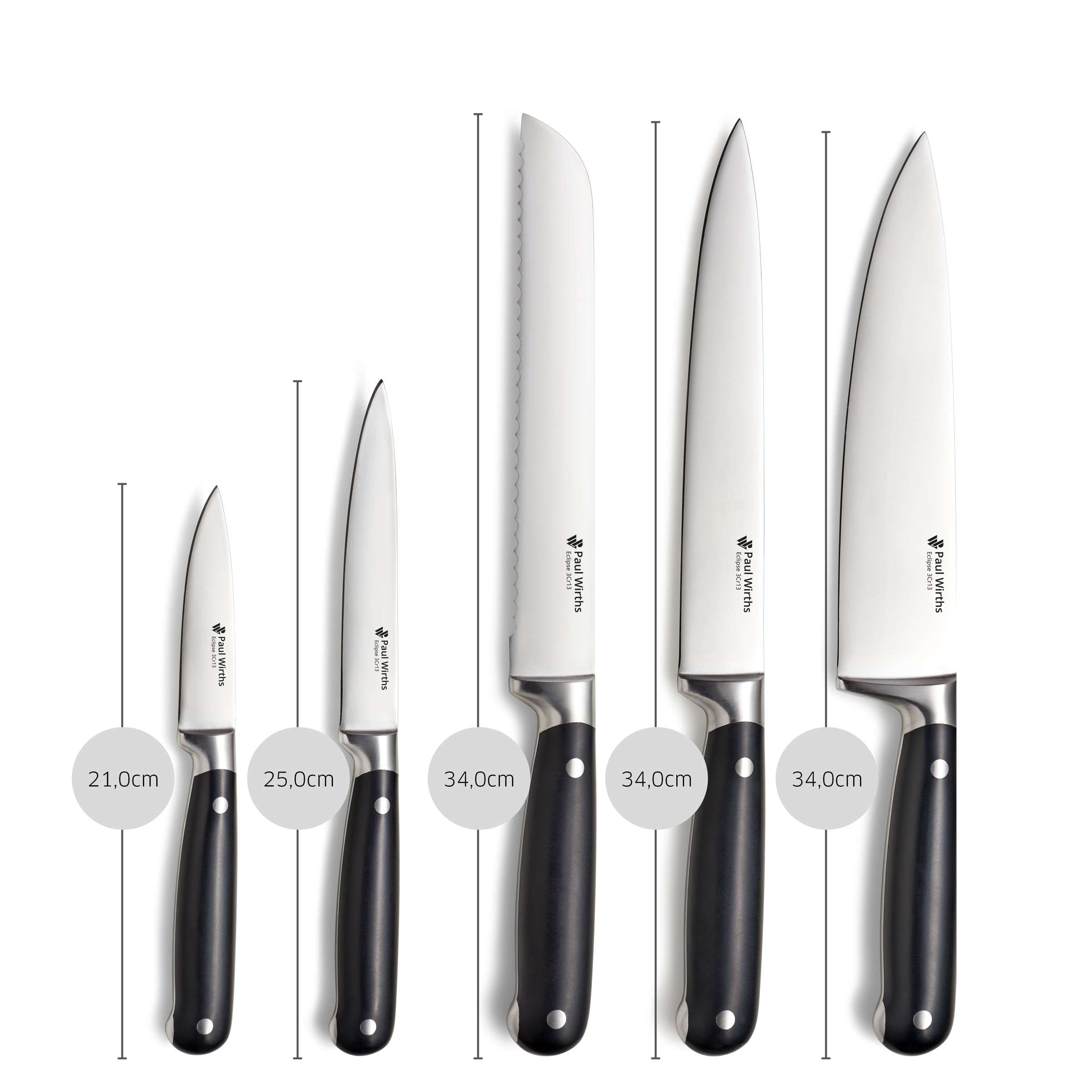 ECLIPSE Messerblock 5-teilig