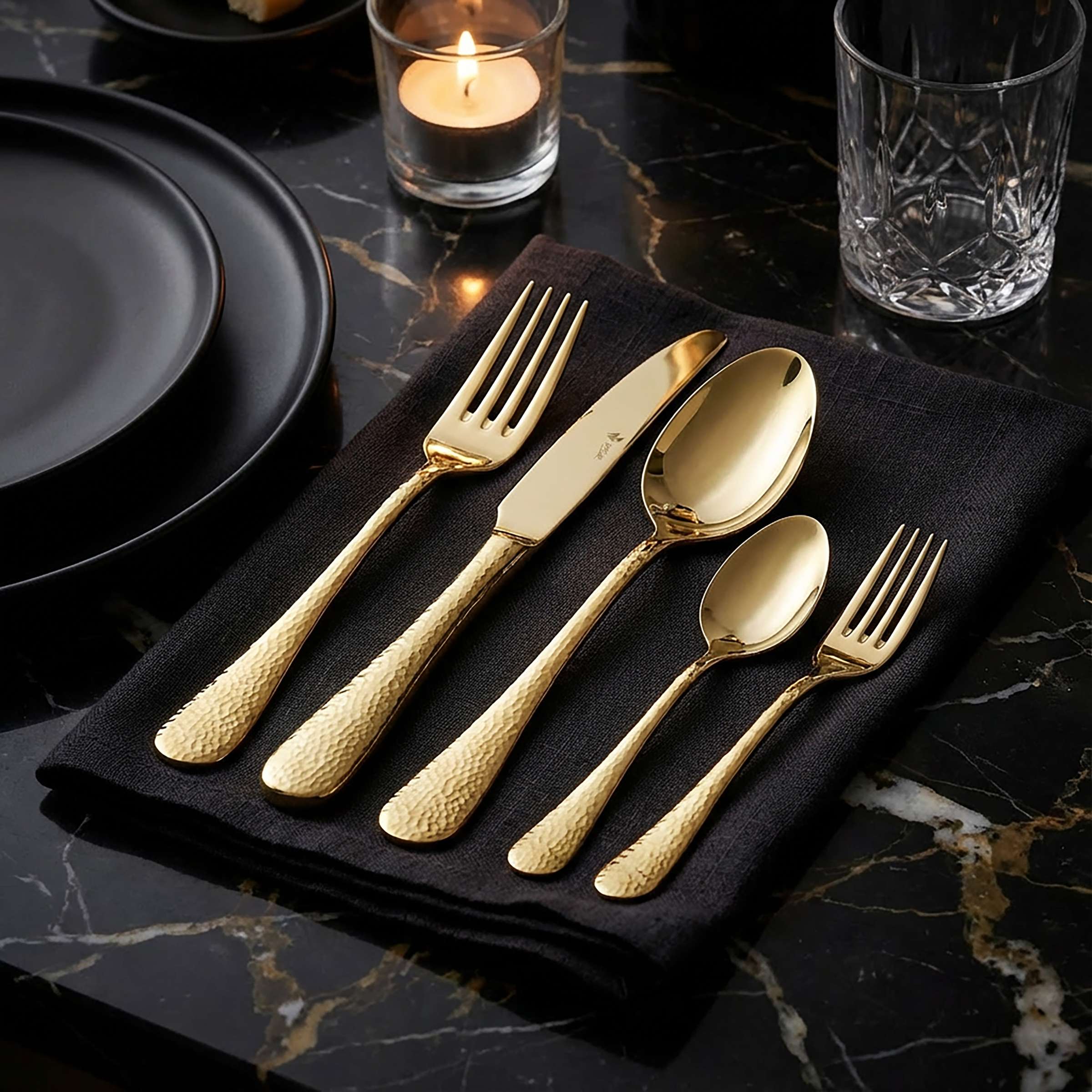 MONDO Besteckset 30-teilig PVD champagner