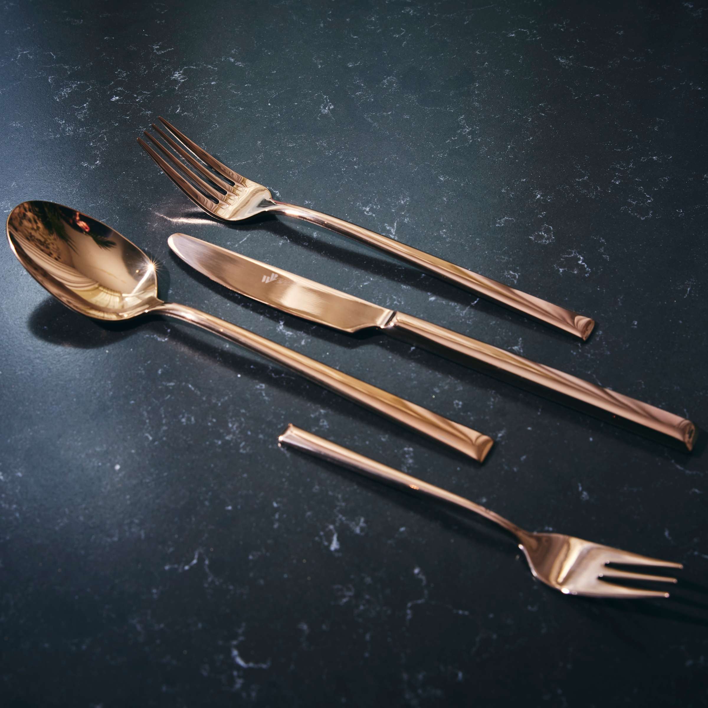 VIVENDI Besteckset 24-teilig PVD kupfer