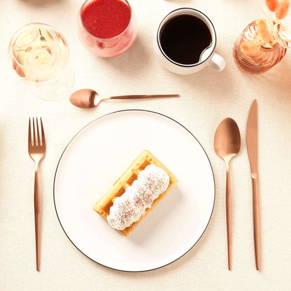 SOPRANO Besteckset 16-teilig PVD kupfer