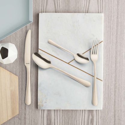 AUSTIN Besteckset 32-teilig PVD champagner