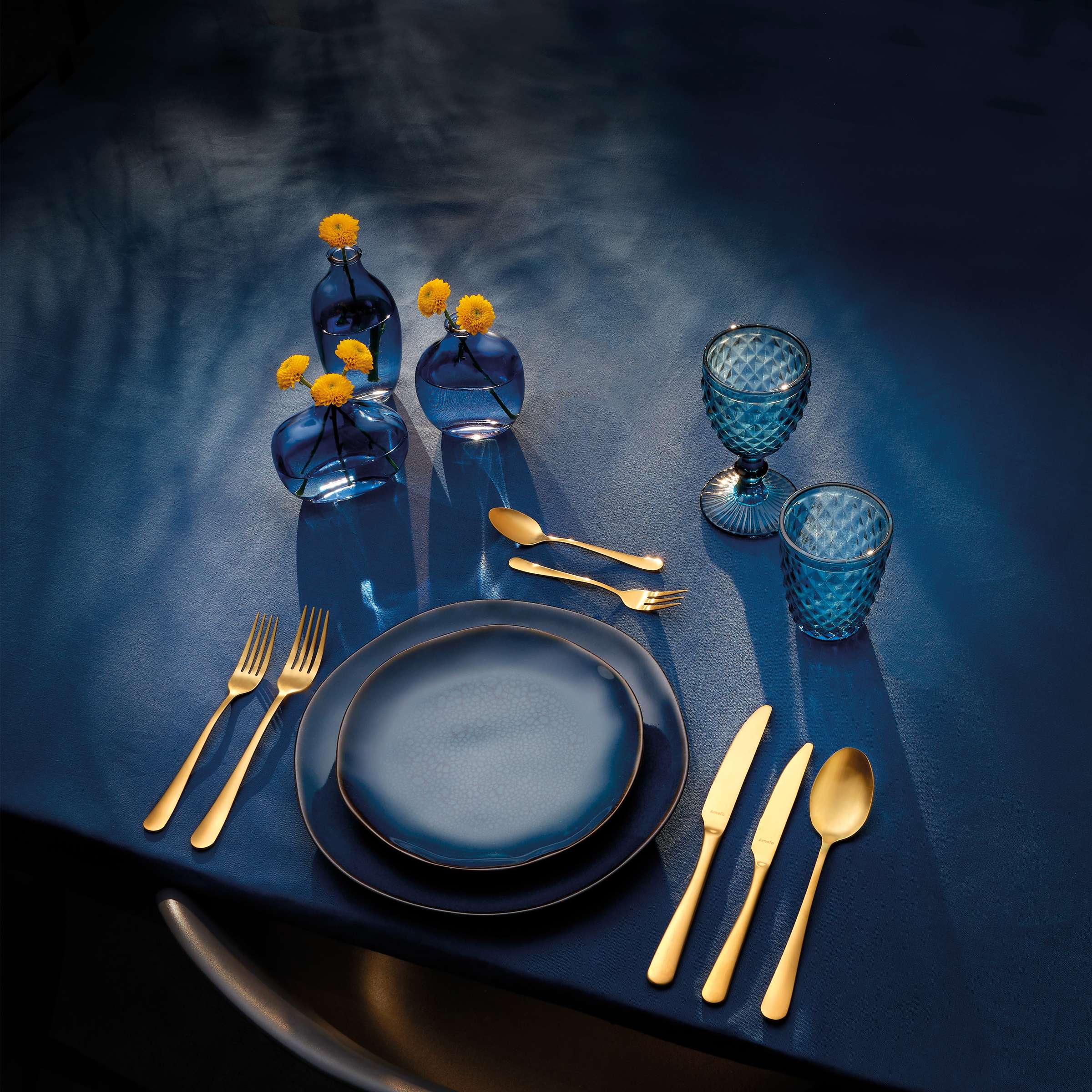 AUSTIN Besteckset 16-teilig PVD gold