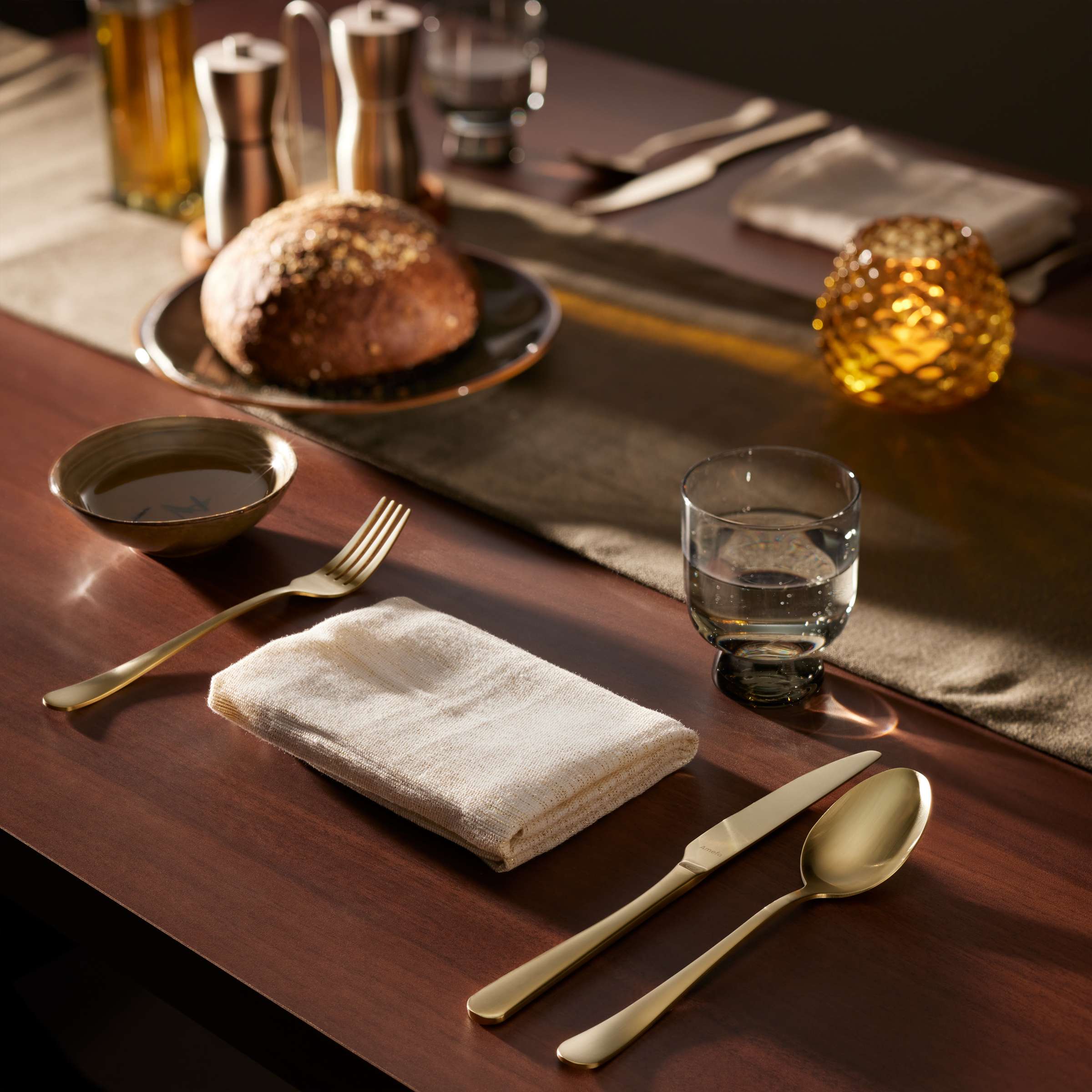 AUSTIN Besteckset 32-teilig PVD champagner