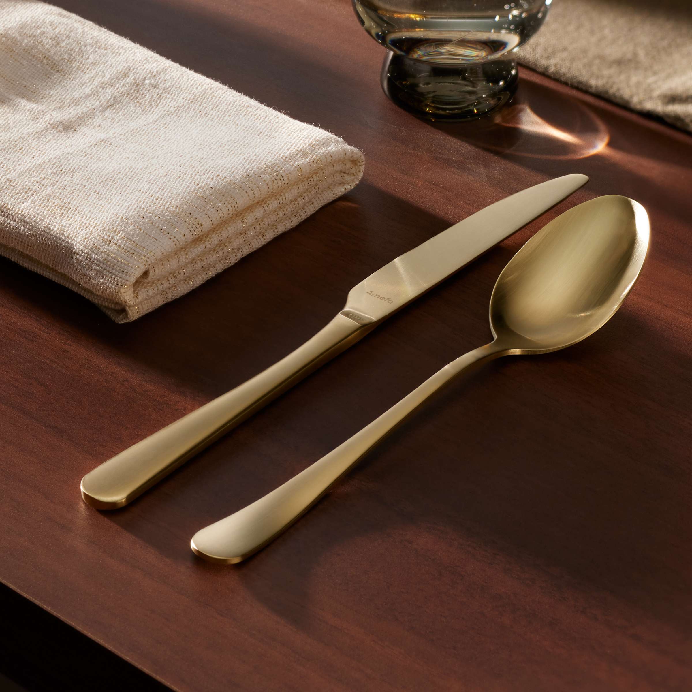 AUSTIN Besteckset 32-teilig PVD champagner