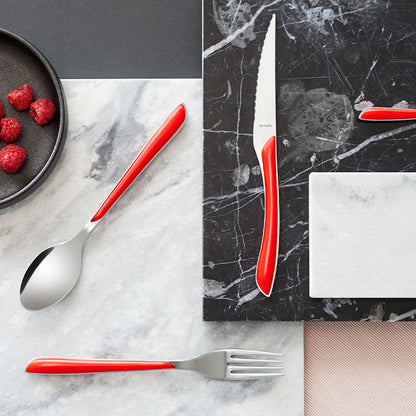 ECLAT Besteckset 24-teilig rot