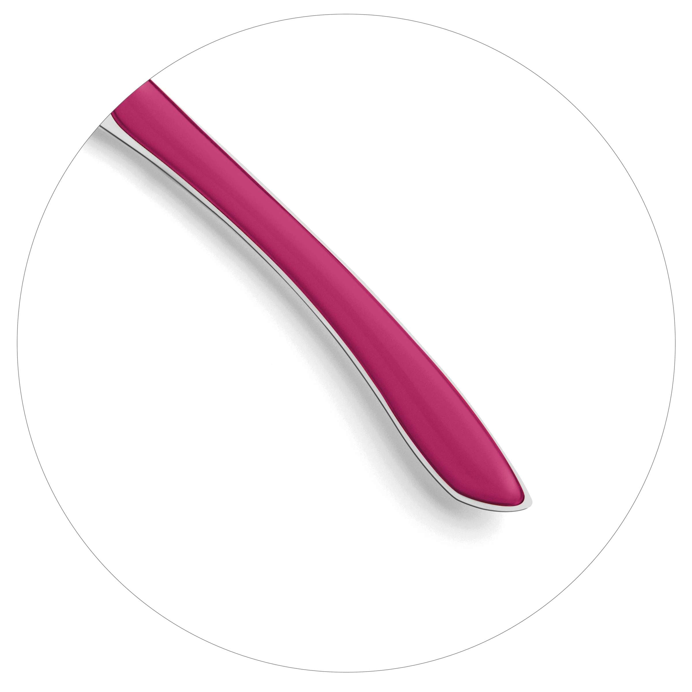 PRISMA Kuchengabel Set 6-teilig himbeerrot