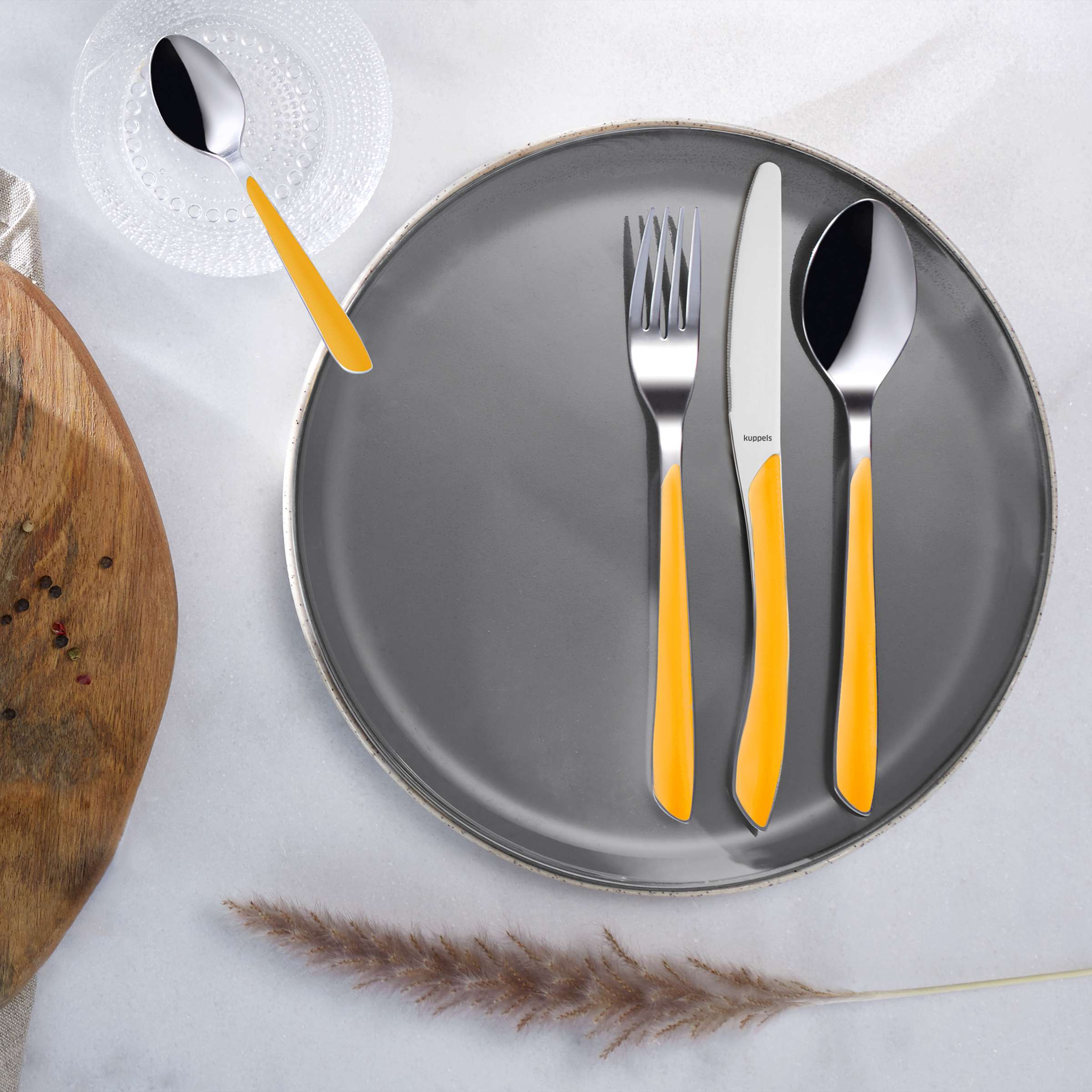 PRISMA Kaffeelöffel senfgelb