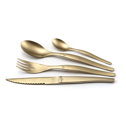 JET Besteckset 16-teilig PVD gold