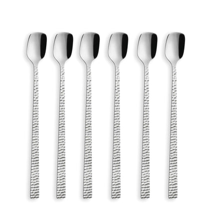 FELICITY Longdrink-/Latte Macchiato Löffel Set 6-teilig