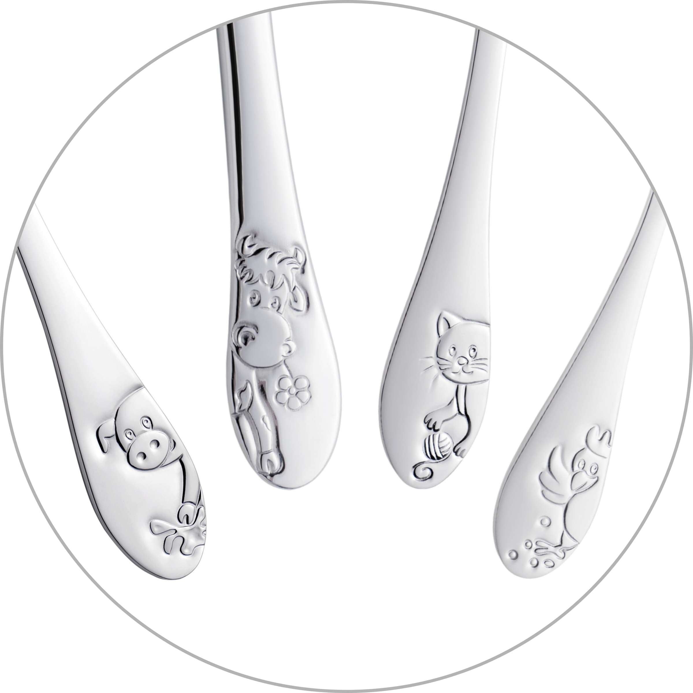 BAUERNHOFFREUNDE Kinderbesteck Set 4-teilig