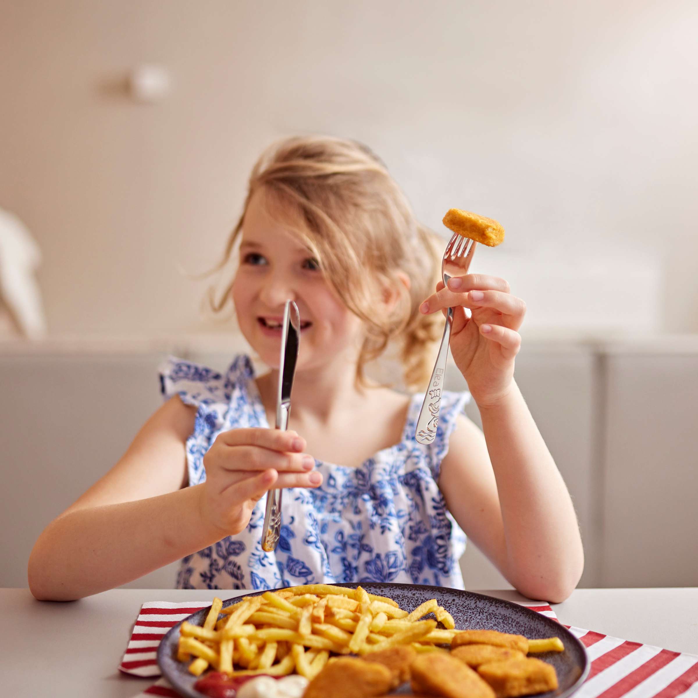 DUCK Kinderbesteck Set 4-teilig