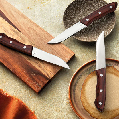 HERCULE Steakmesser Set 4-teilig holz