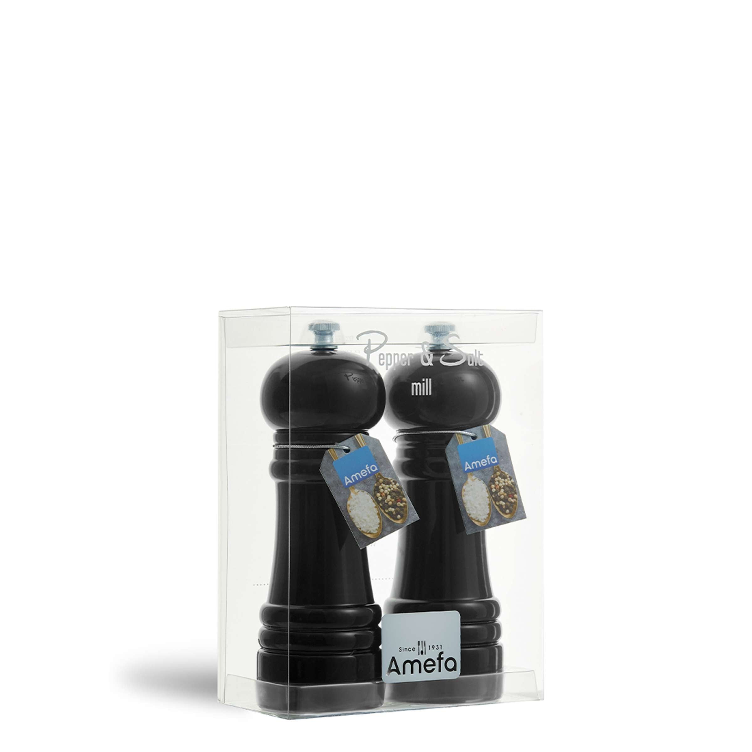 MODERN Salz-/Pfeffermühle Set 2-teilig schwarz