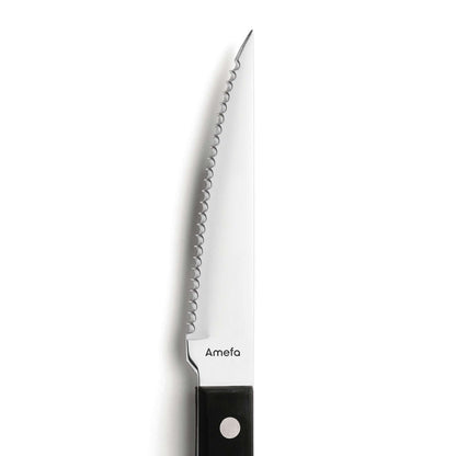 PIZZA Steakmesser Set 6-teilig schwarz