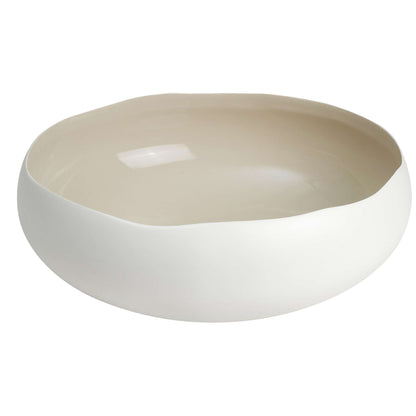 OSLO LINEN Schüssel groß weiß