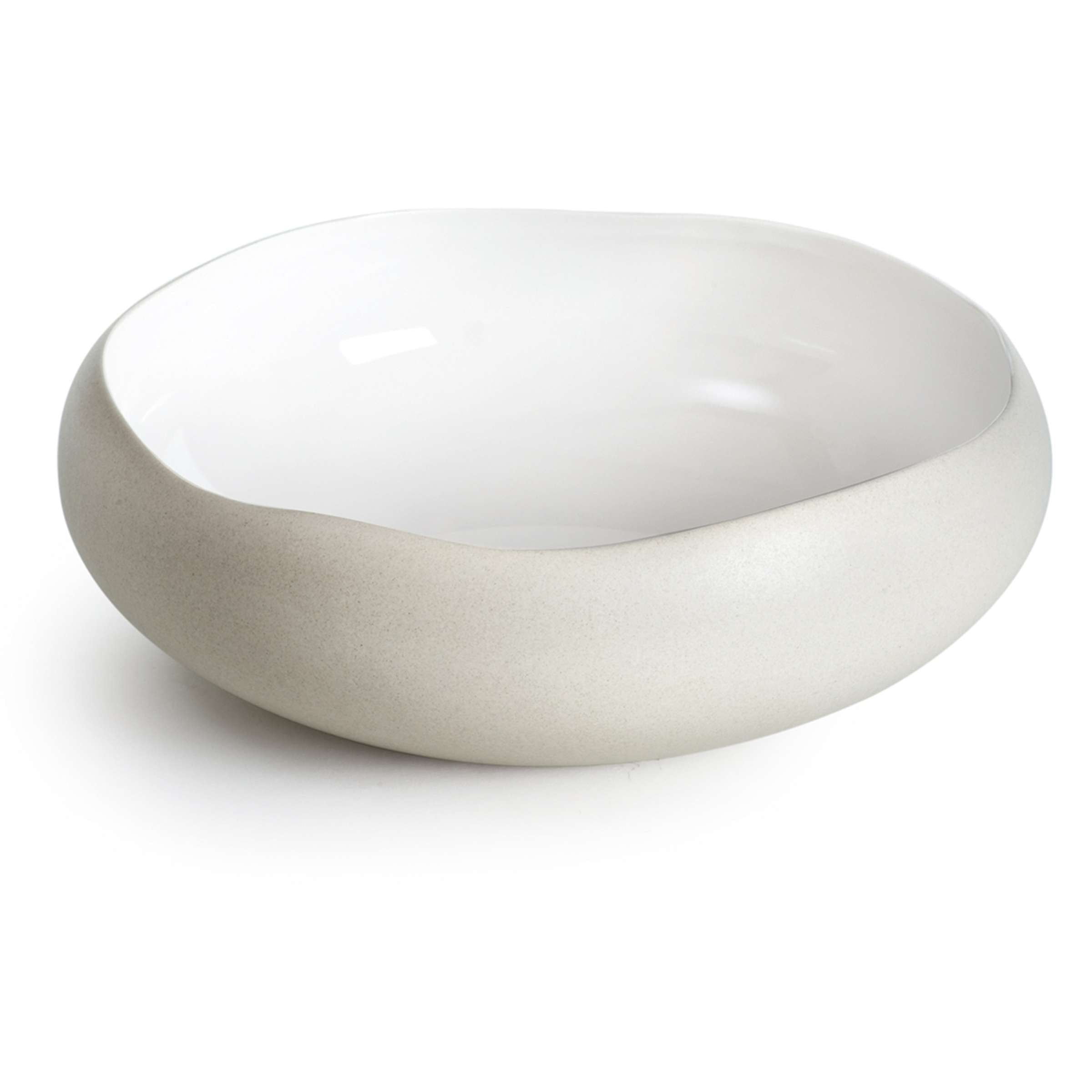 OSLO WHITE Schüssel mittel weiß