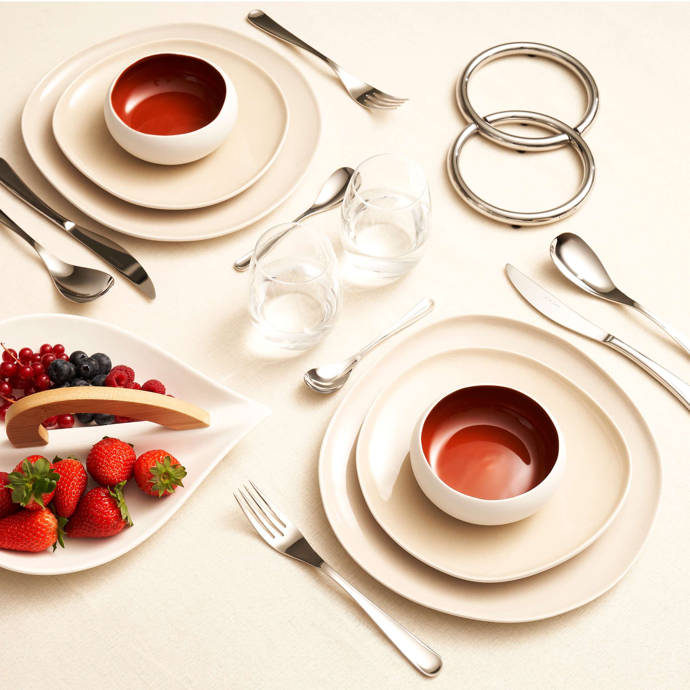 OSLO WHITE Dessertteller weiß