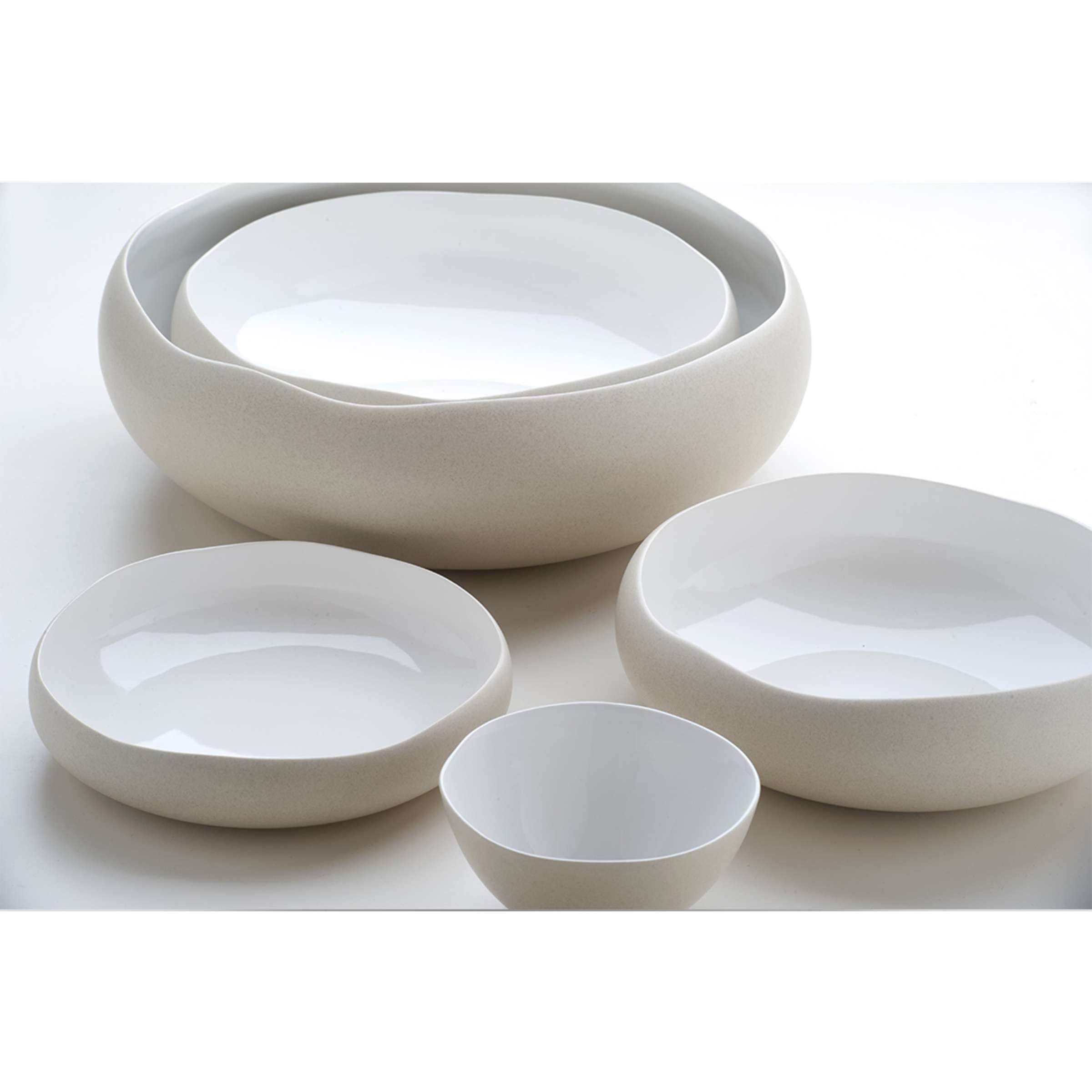 OSLO WHITE Schüssel klein weiß