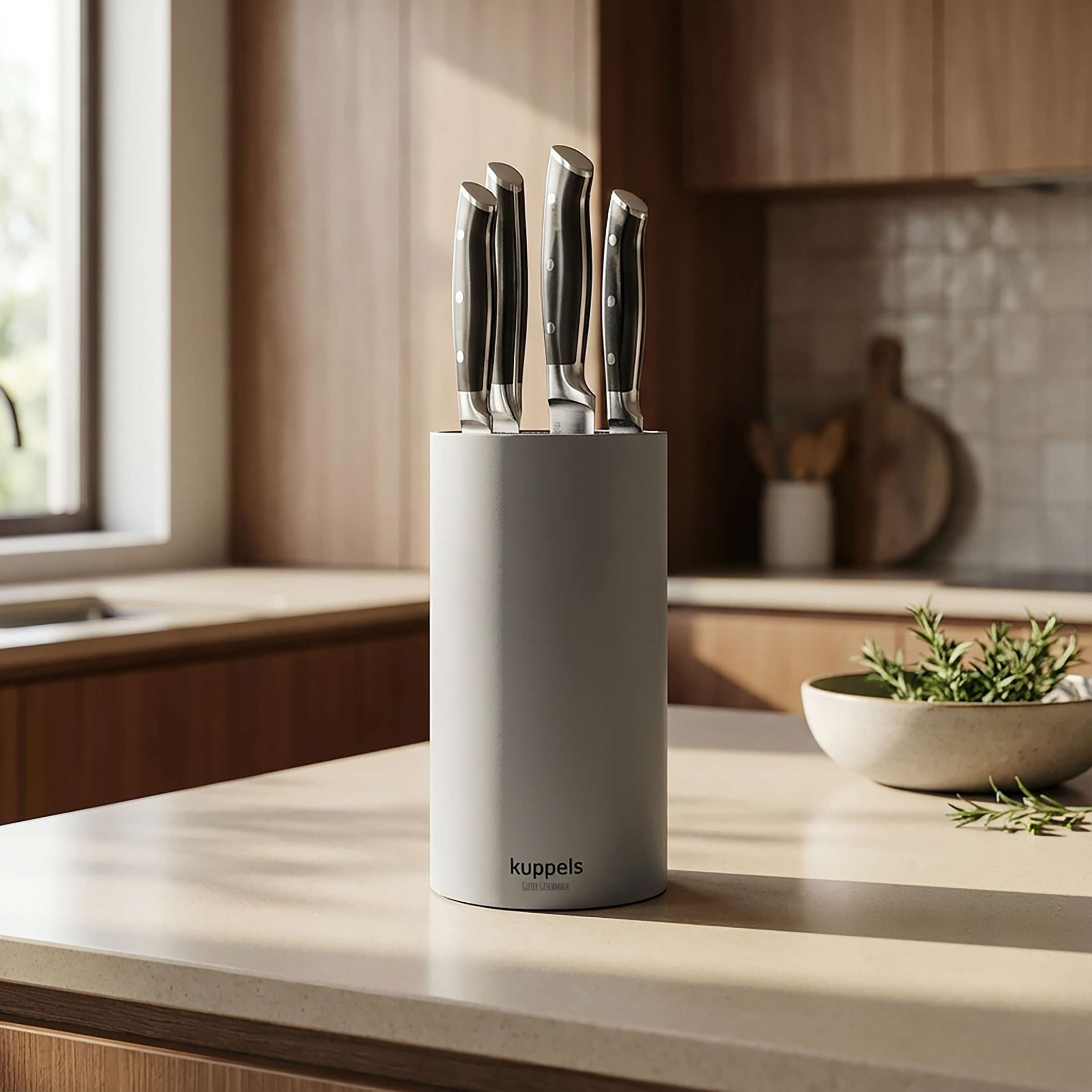 ALL4ONE Messerblock mit Borsteneinsatz