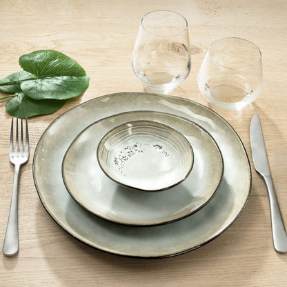 SHADOW NACRE Becher grau,weiß