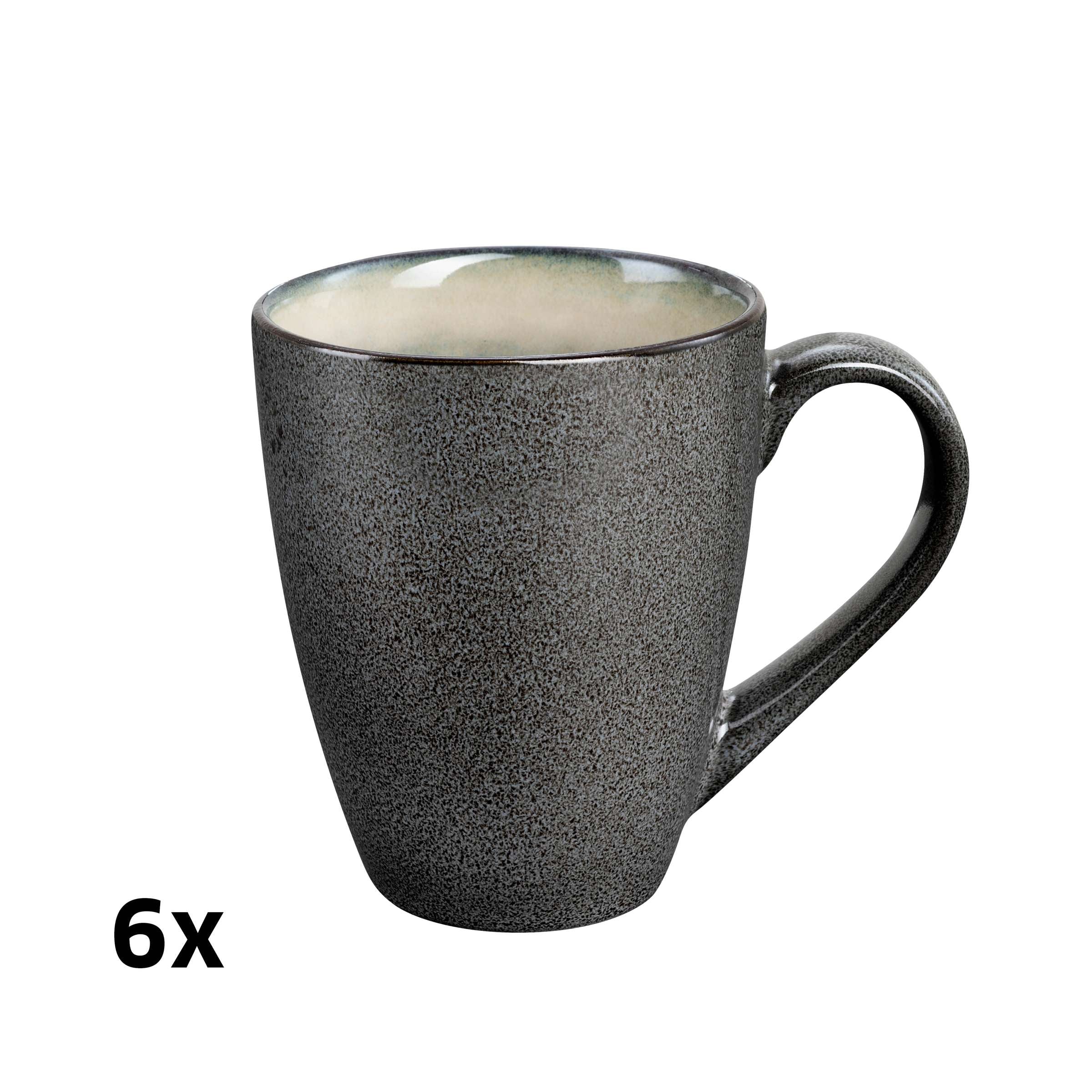 SHADOW NACRE Becher grau,weiß