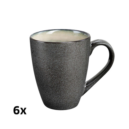 SHADOW NACRE Becher grau,weiß