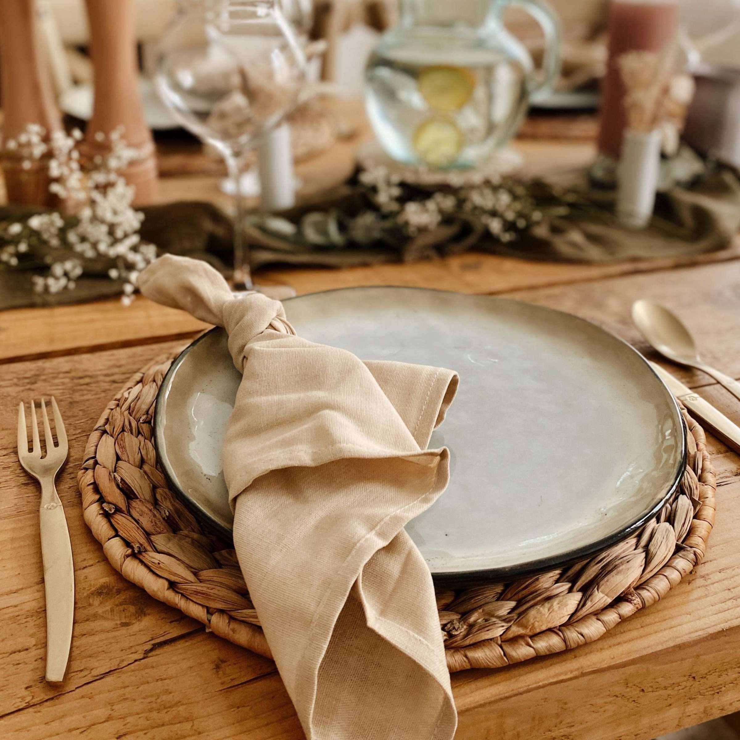 SHADOW NACRE Speiseteller grau,weiß