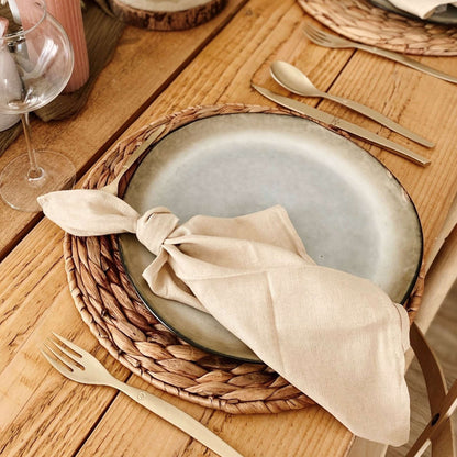 SHADOW NACRE Speiseteller grau,weiß