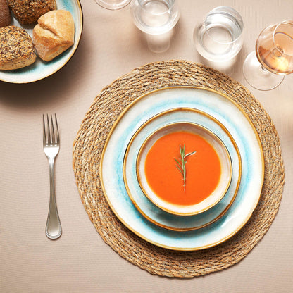 SHADOW AQUA Dessertteller blau,grau