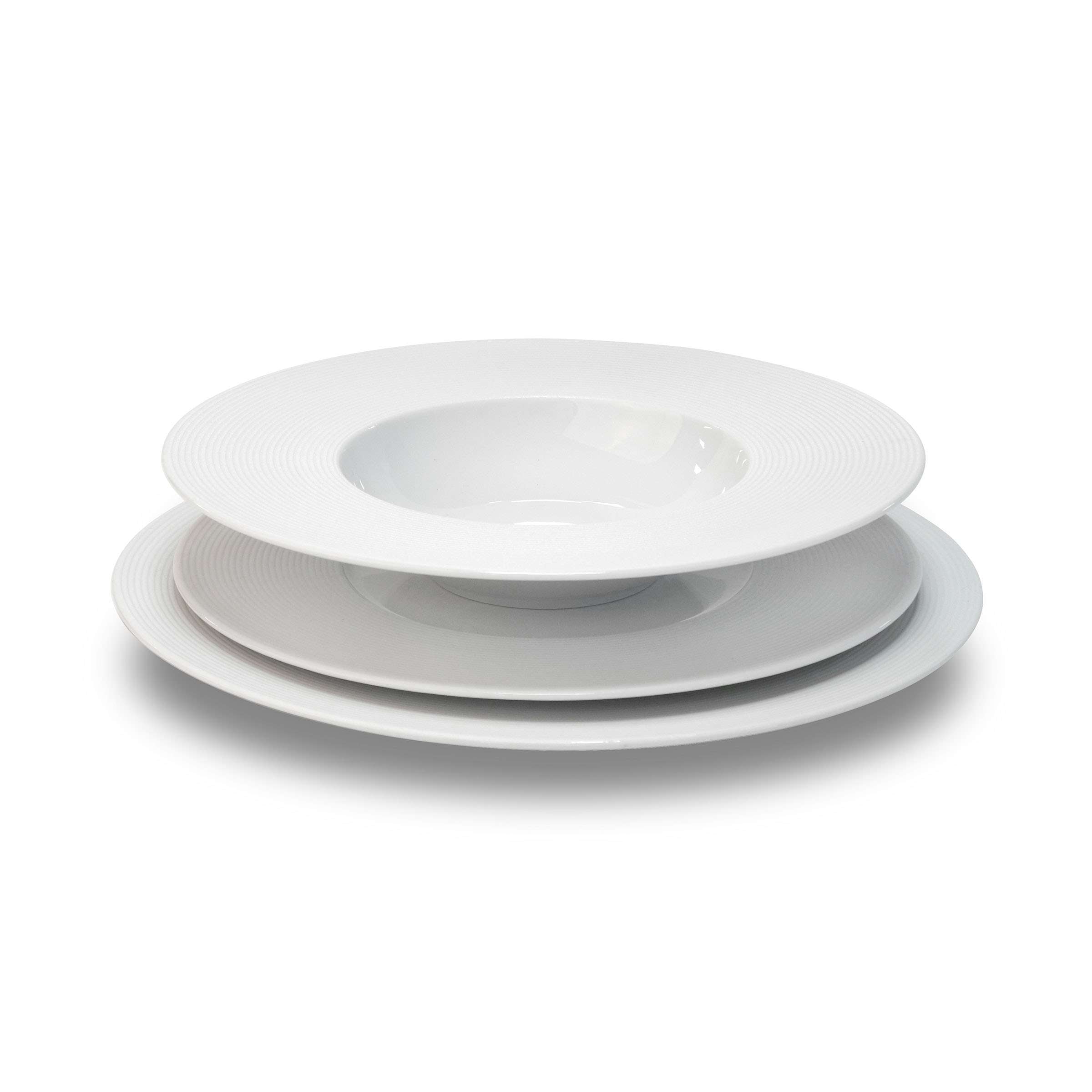 BATIK Geschirr Set weiß 18-teilig