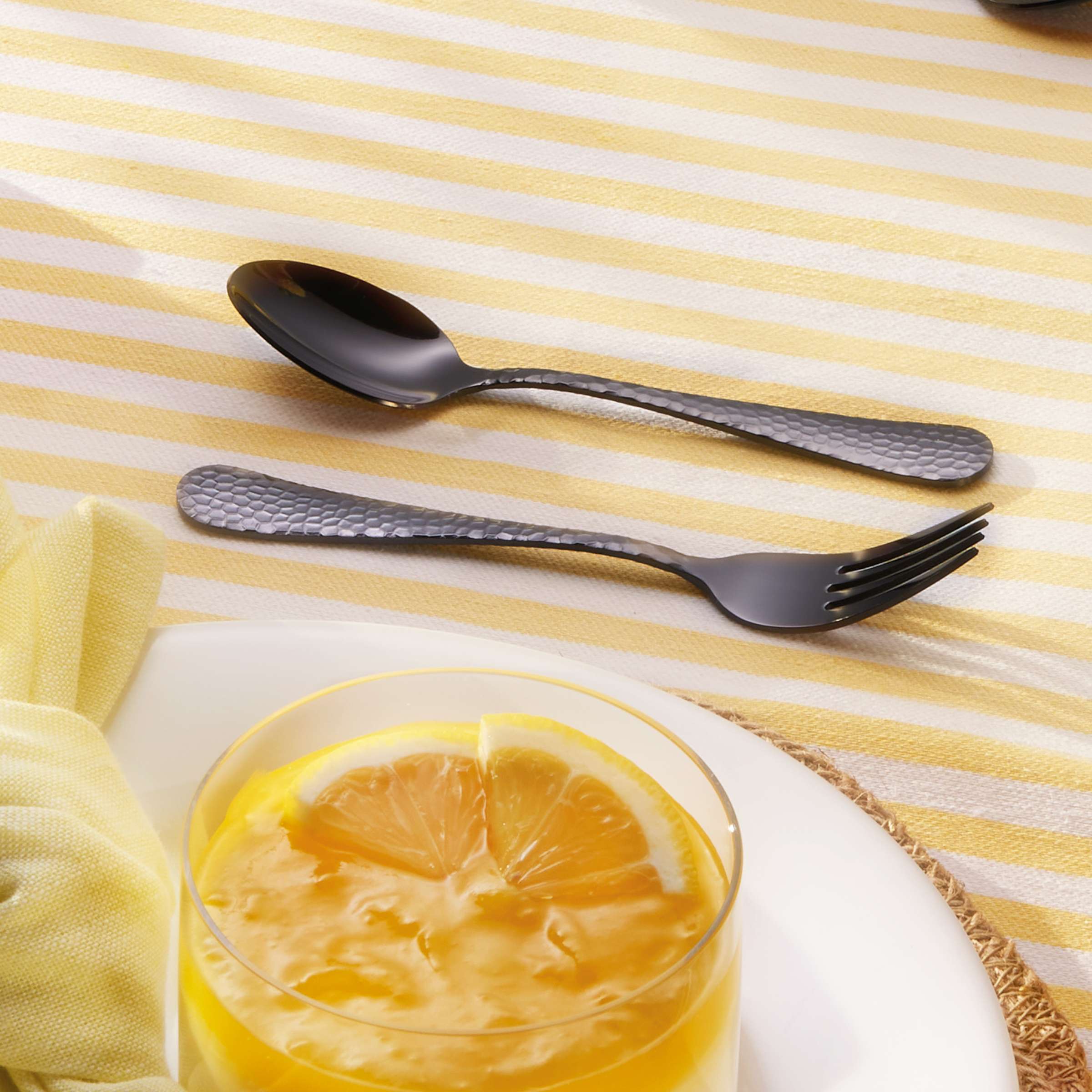 CRYSTAL Besteckset 30-teilig PVD schwarz