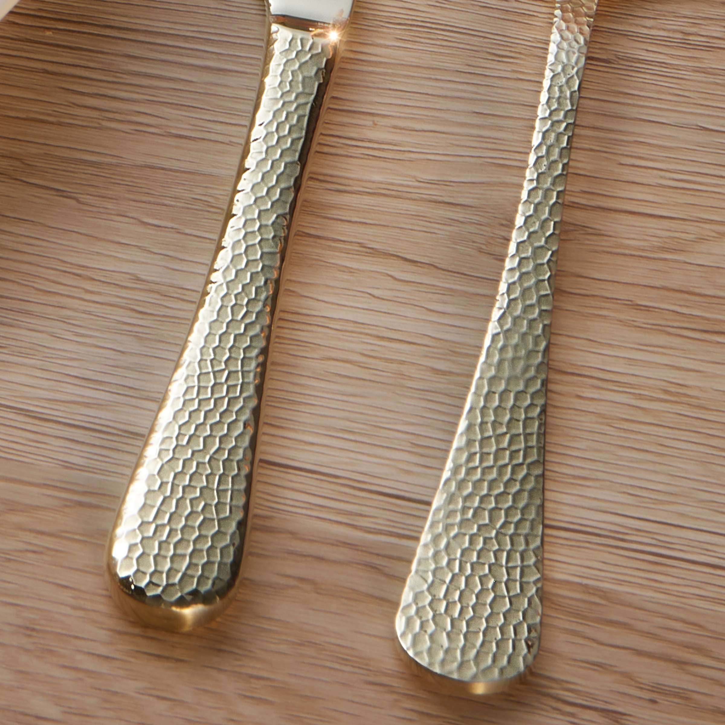 CRYSTAL Besteckset 30-teilig PVD champagner