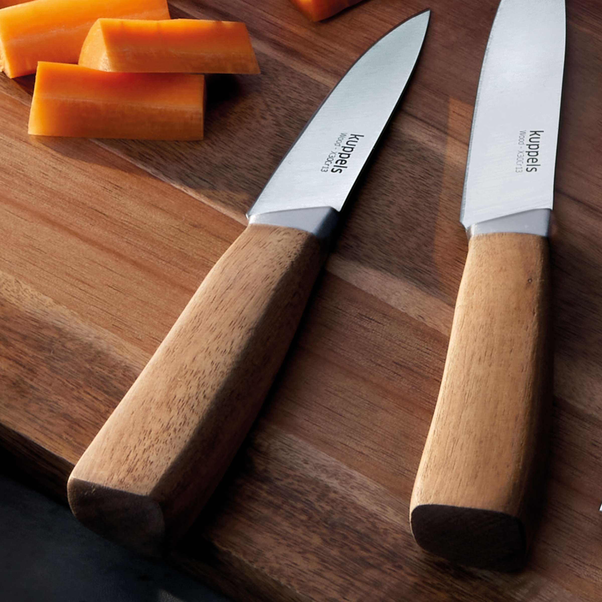 WOOD Küchenmesser Set 3-teilig