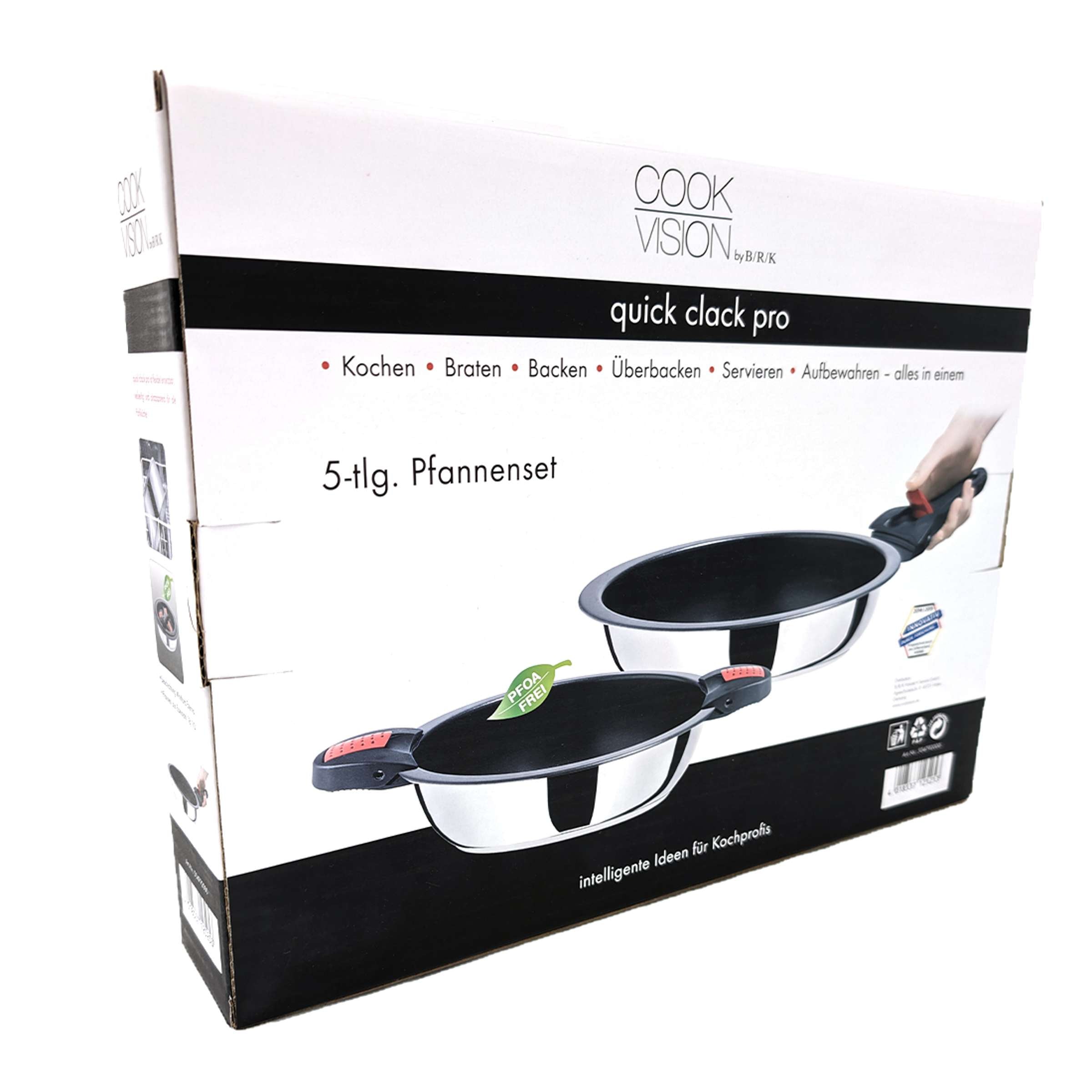 QUICK CLACK PRO Pfannenset 5-teilig