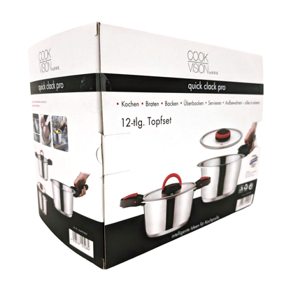 QUICK CLACK PRO Topfset 12-teilig