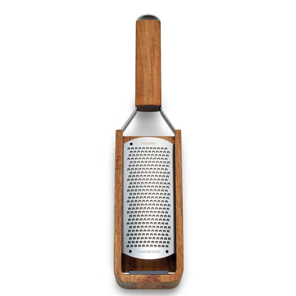 GRANO Handreibe fein, mit Holzcontainer