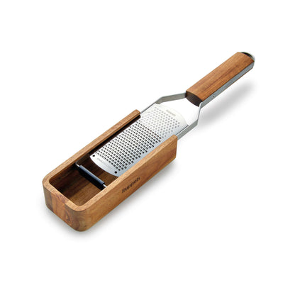 GRANO Handreibe fein, mit Holzcontainer