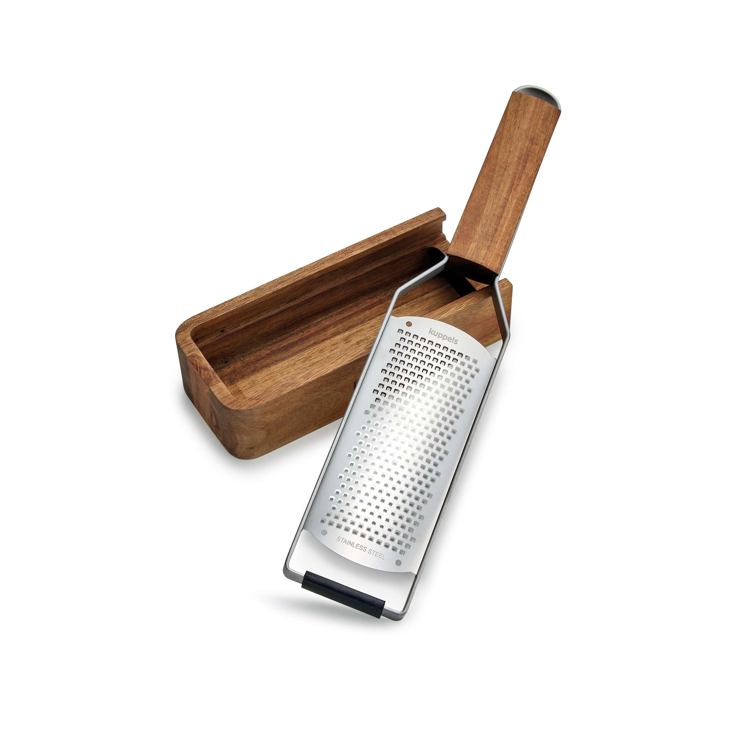 GRANO Handreibe fein, mit Holzcontainer